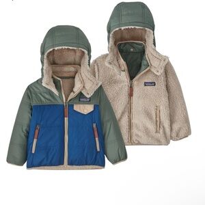 EUC Patagonia Reversible Tribbles Hooded Jacket 5T